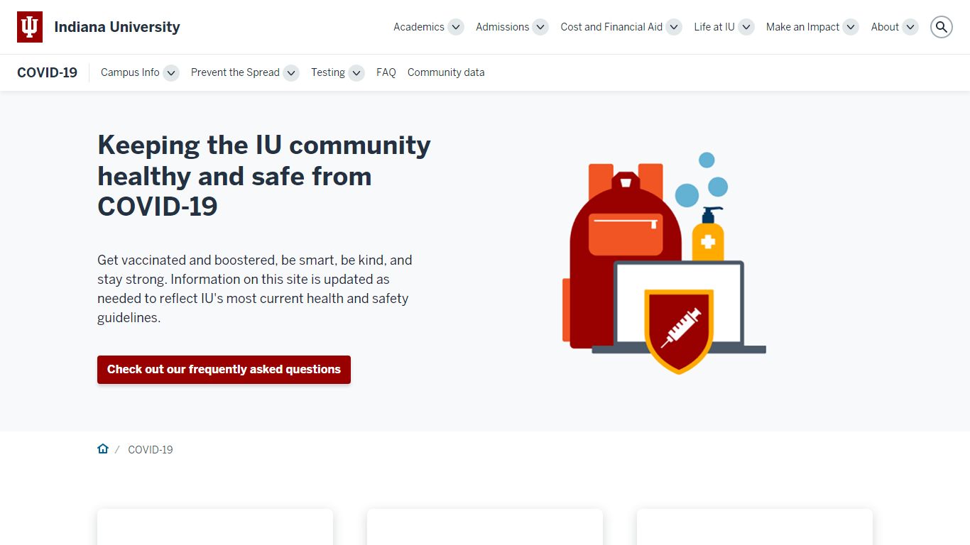 COVID-19: Indiana University - IU